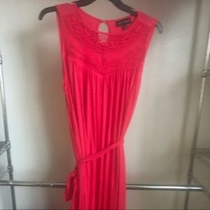 Pink maxi dress